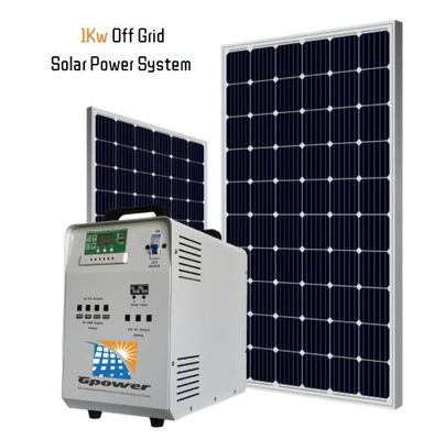 GPOWER 1000Watt Güneş Enerjisi Jeneratör Kiti Çatı Üstü Yenilenebilir Enerji Üretim Sistemi
