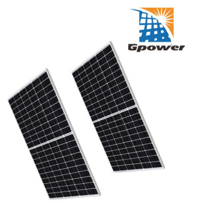 ISO 390W Solar PV Sistemi MBB Yarım Hücre Güneş Paneli